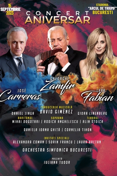 Poster eveniment Concert aniversar Gheorghe Zamfir
