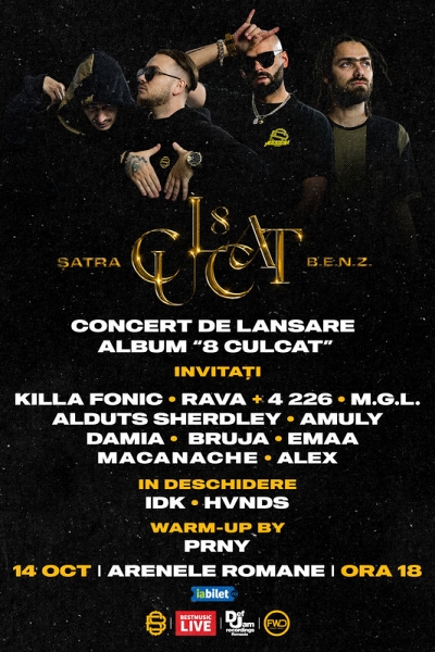 Poster eveniment Șatra B.E.N.Z. - lansare album