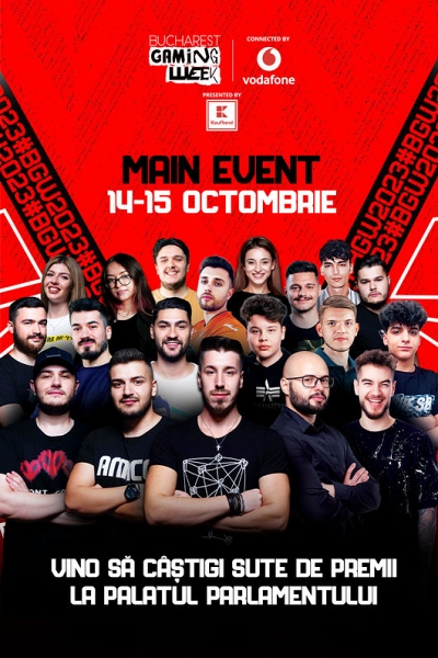 Poster eveniment Bucharest Gaming Week 2023