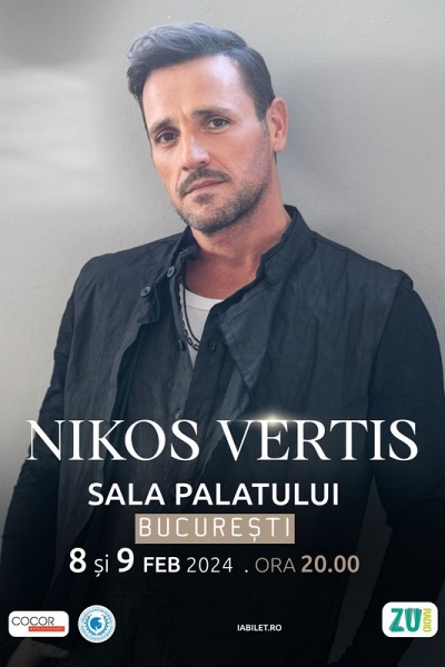 Poster eveniment Nikos Vertis 2024