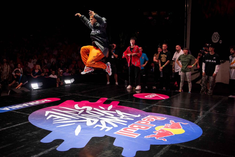 Darian performs during the second semifinal of Red Bull Dance Your Style in Bucharest, Romania on 12th Aug, 2021
