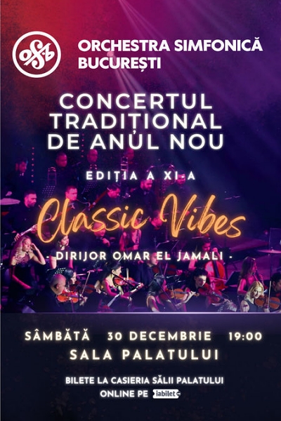 Poster eveniment Concertul Tradițional de Anul Nou XI