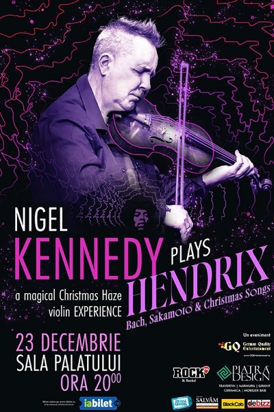 Poster eveniment Nigel Kennedy - plays Hendrix