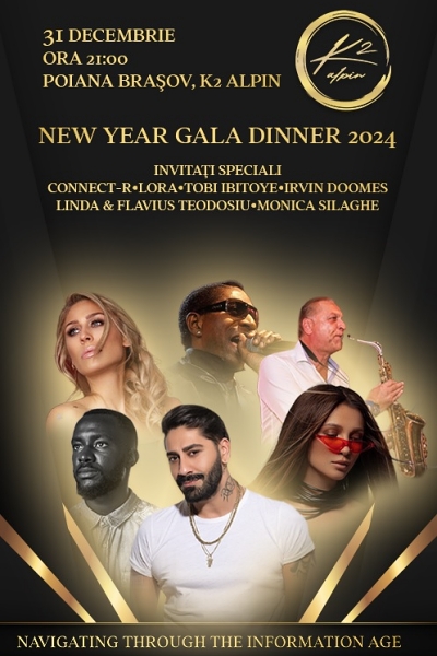 Poster eveniment Brașov: New Year Gala Dinner 2024