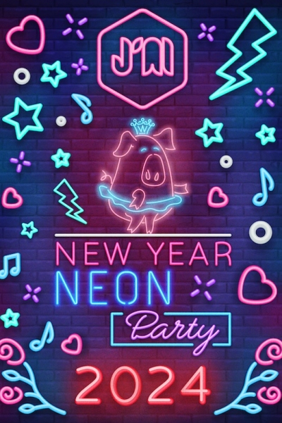 Poster eveniment Revelion la J\'ai Bistrot - Neon Party