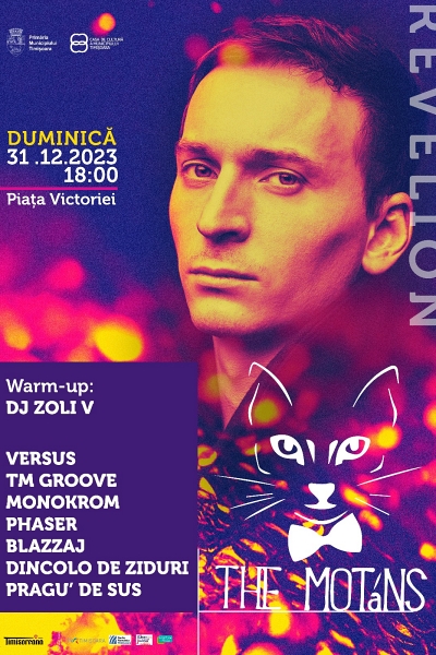 Poster eveniment Revelion 2024 în aer liber - Timișoara
