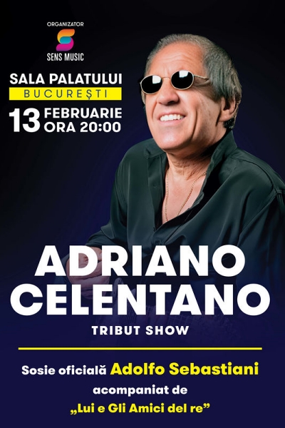 Poster eveniment Adriano Celentano tribut show