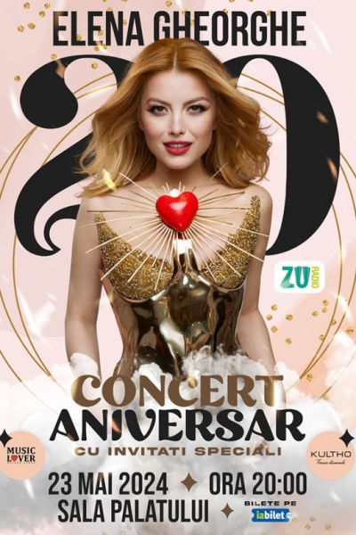 Poster eveniment Elena Gheorghe - concert aniversar