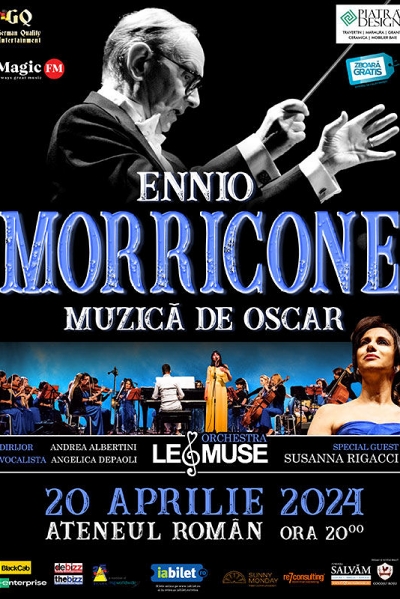 Poster eveniment Ennio Morricone - Muzică de Oscar