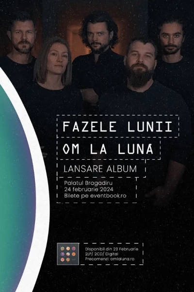 Poster eveniment om la lună - lansare album