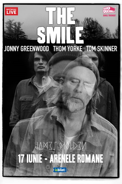 Poster eveniment The Smile (Thom Yorke, Johnny Greenwood, Tom Skinner)