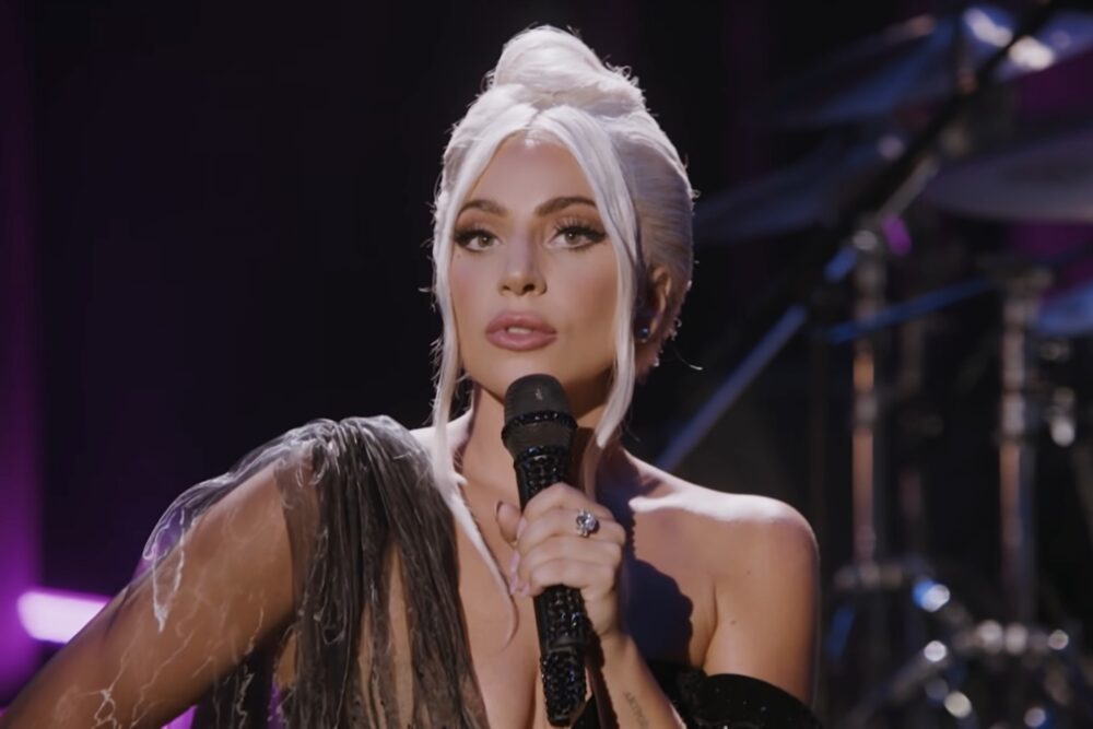 Lady Gaga în cadru concertului de la Westfield, 2021