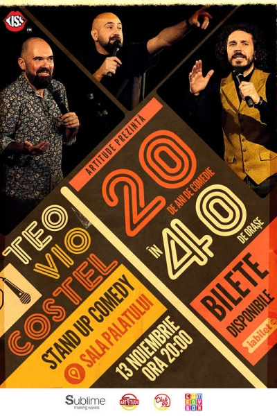 Poster eveniment Teo, Vio și Costel