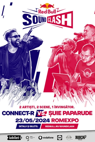 Poster eveniment Red Bull SoundClash: Connect-R vs. Șuie Paparude
