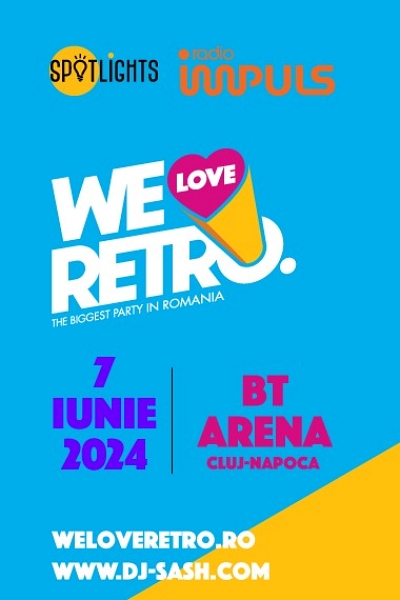 Poster eveniment We Love Retro 2024