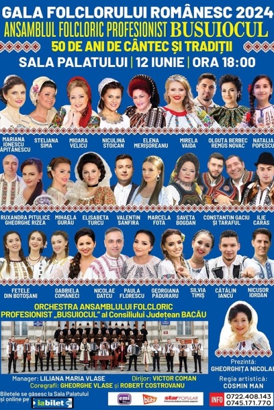 Poster eveniment Gala Folclorului Românesc