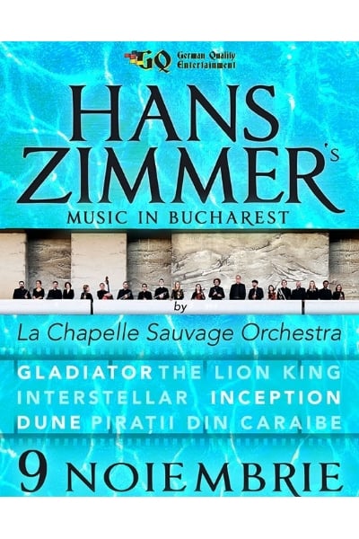 Poster eveniment Hans Zimmer\'s Music in Bucharest