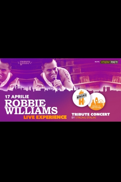 Poster eveniment Robbie Williams tribute
