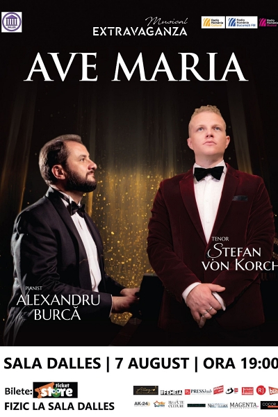 Poster eveniment Ave Maria (Ștefan von Korch, Alexandru Burcă)