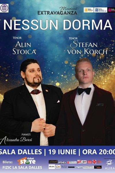 Poster eveniment Nessun Dorma (Ștefan von Korch, Alin Stoica)