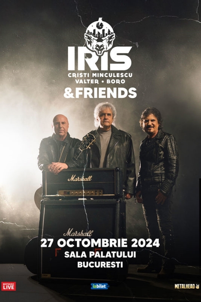 Poster eveniment IRIS - Cristi Minculescu, Valter și Boro & Friends