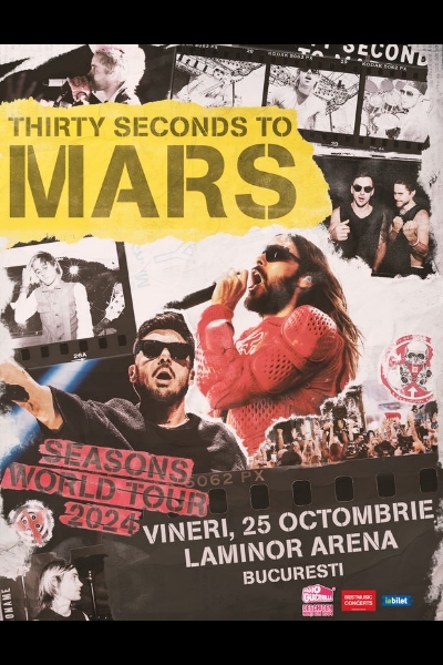 Poster eveniment Thirty Seconds To Mars