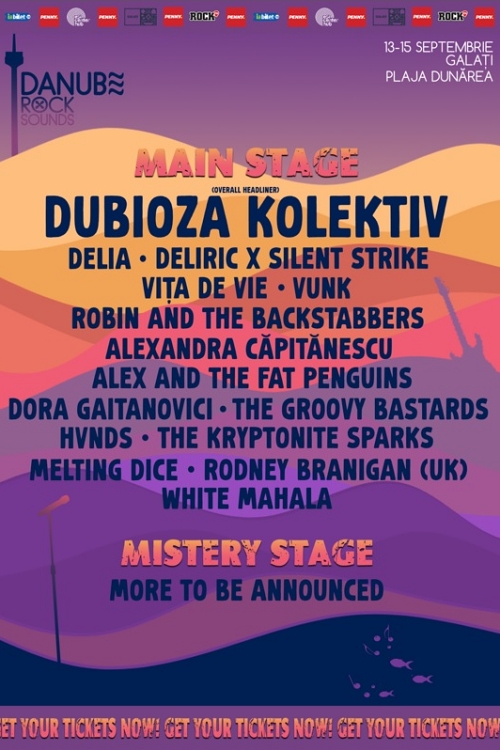 Danube Rock Sounds 2024 la Galați - LINEUP și BILETE