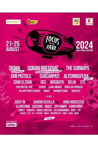 Poster eveniment Focus in The Park 2024