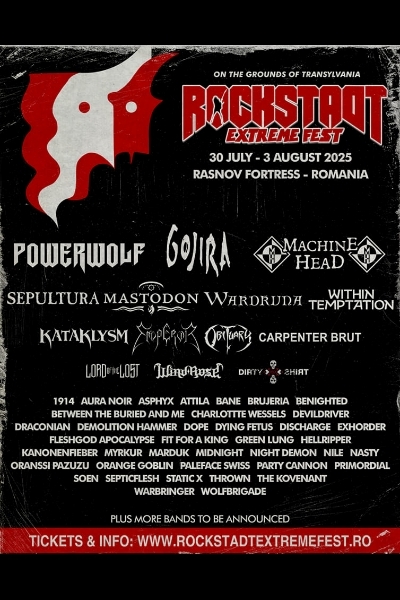 Poster eveniment Rockstadt Extreme Fest 2025