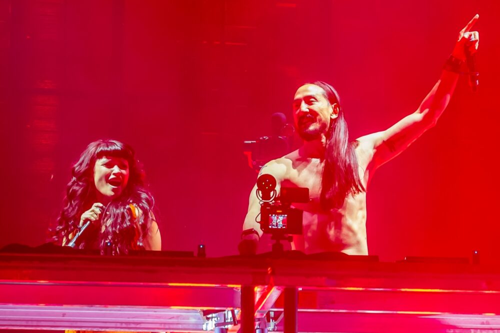 Irina Rimes și Steve Aoki la UNTOLD 2024