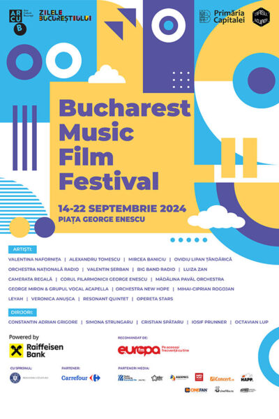 Poster eveniment Bucharest Music Film Festival 2024