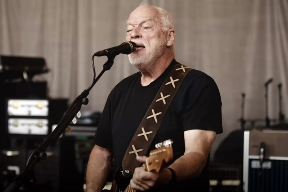 David Gilmour în video-ul ”Breathe” (In The Air)/Time (Tour Rehearsal)