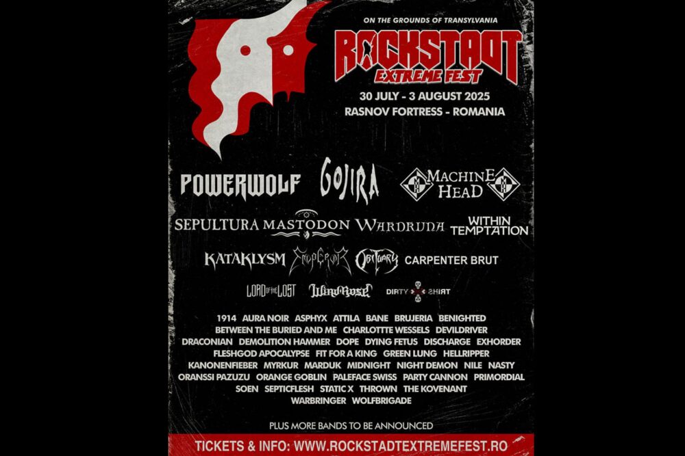 Rockstadt Extreme Fest 2025 poster lineup actualizat octombrie 2024