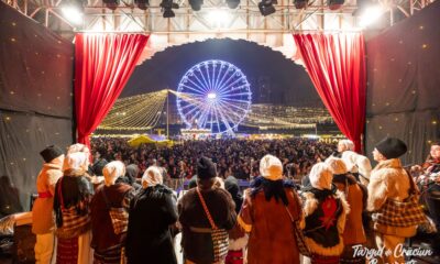 Concert la Târgul de Crăciun din Piața Constituției