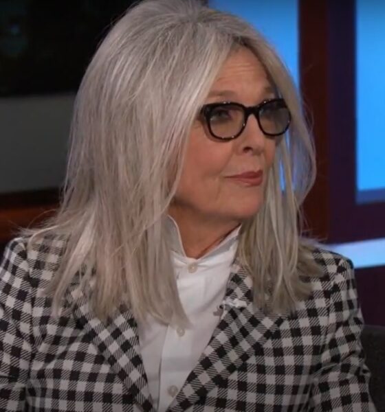 Diane Keaton într-un interviu la Jimmy Kimmel