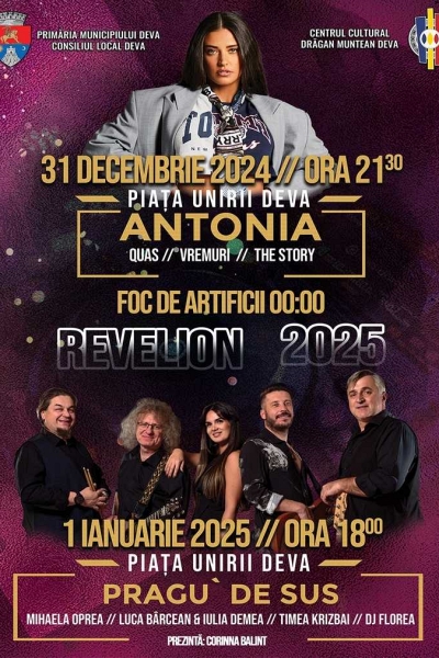 Poster eveniment Revelion Deva 2025