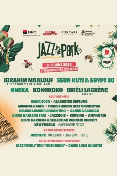 Poster eveniment Jazz in the Park 2025