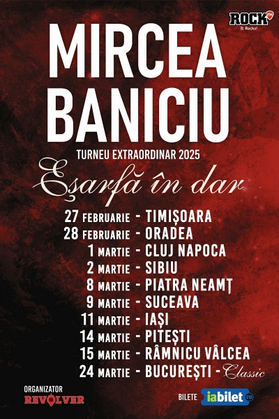 Poster eveniment Mircea Baniciu - Eșarfă în dar