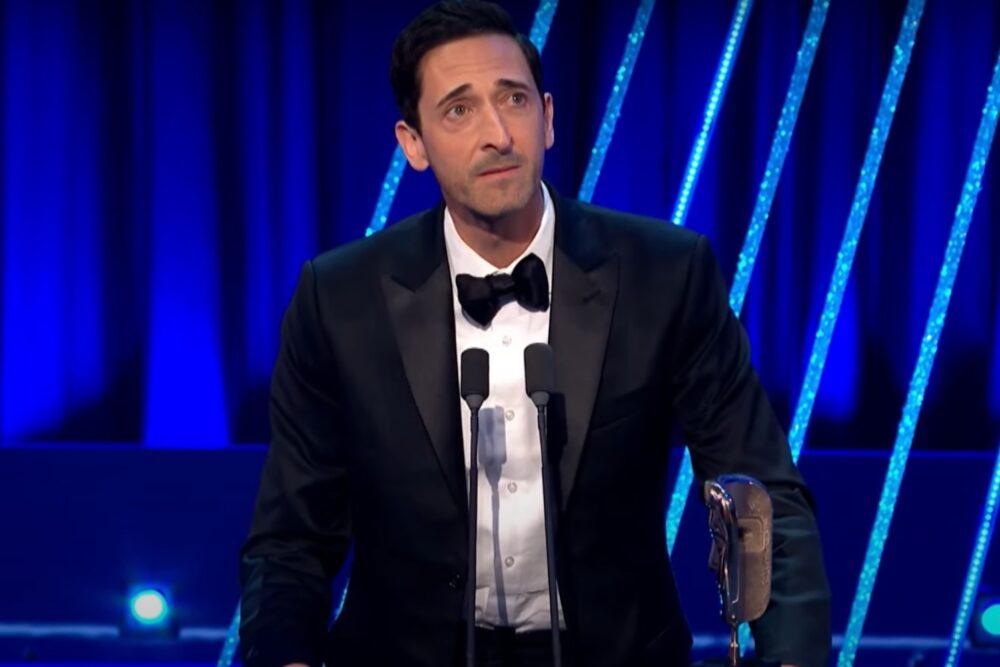 Adrien Brody la Premiile BAFTA 2025