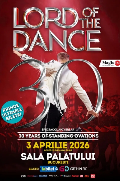 Poster eveniment Lord of the Dance - spectacol aniversar 30