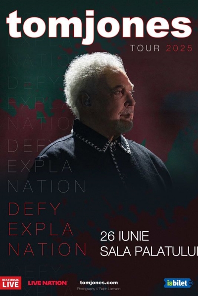 Poster eveniment Tom Jones