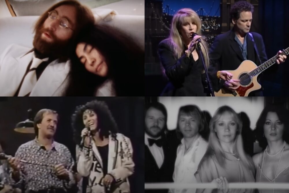 John Lennon & Yoko Ono / Stevie Nicks & Lindsey Buckingham / Cher & Sonny / ABBA