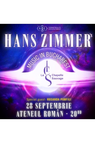 Poster eveniment Hans Zimmer\'s Music in Bucharest