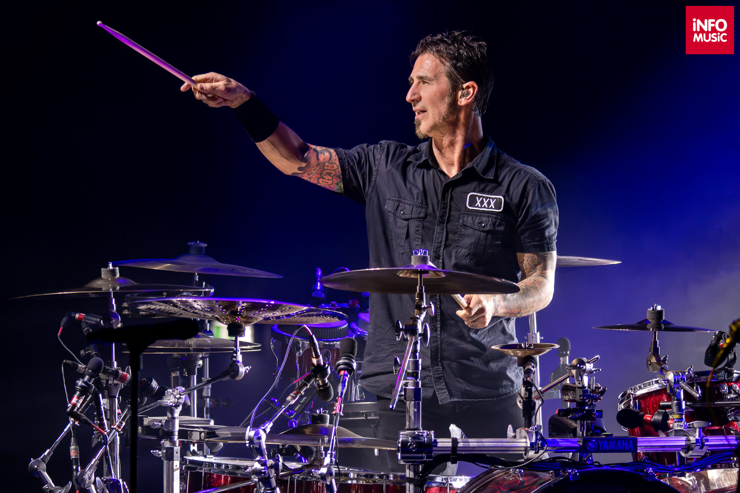 Sully Erna (Godsmack) la tobe, în concert la București (2025)