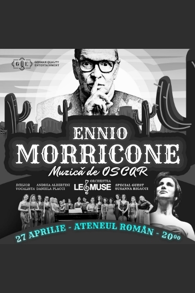 Poster eveniment Ennio Morricone: Muzică de Oscar