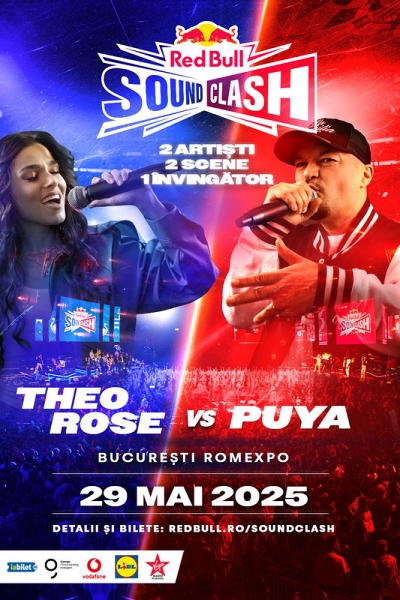 Poster eveniment Red Bull SoundClash: Theo Rose vs Puya