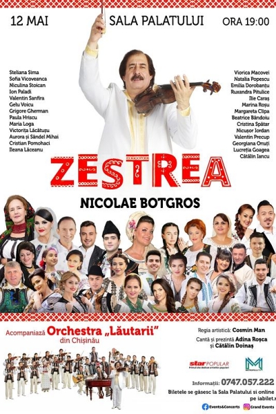 Poster eveniment Zestrea - Concert Nicolae Botgros