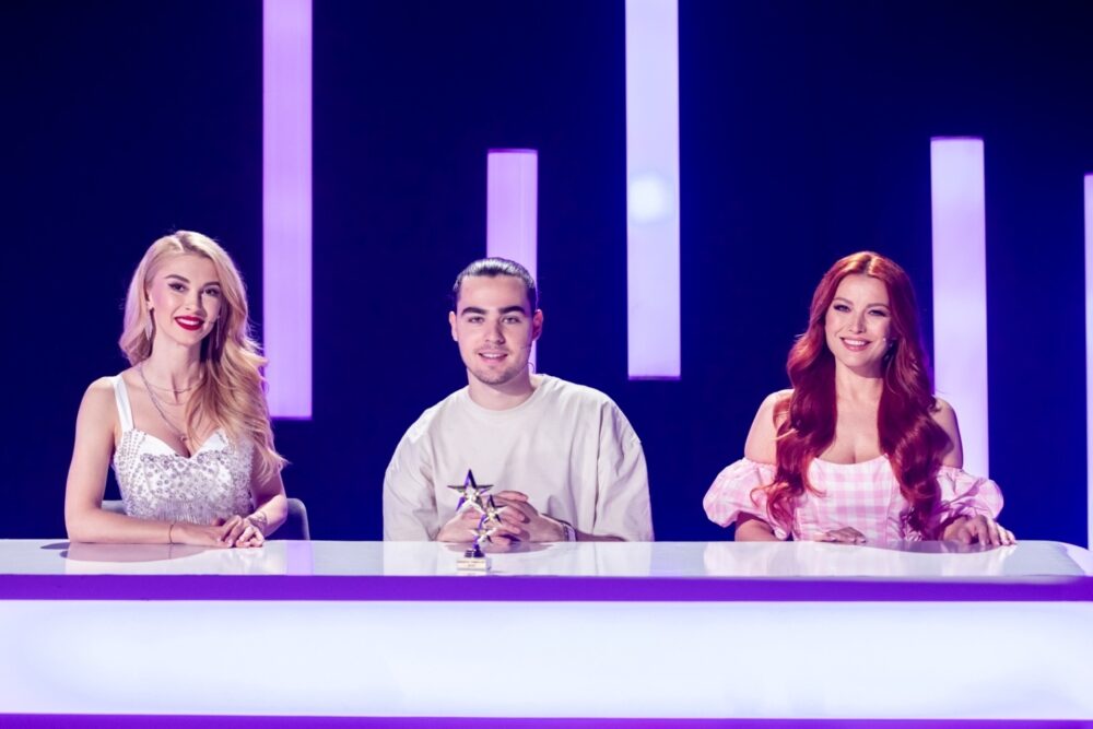 Andreea Bălan, Radu Ștefan Bănică și Elena Gheorghe în juriu la "Vedeta familiei"