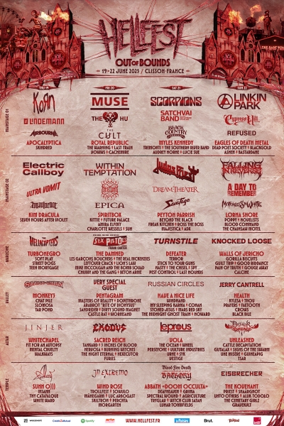Poster eveniment Hellfest 2025