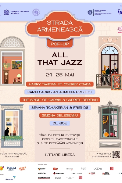 Poster eveniment Strada Armenească Pop Up: All That Jazz